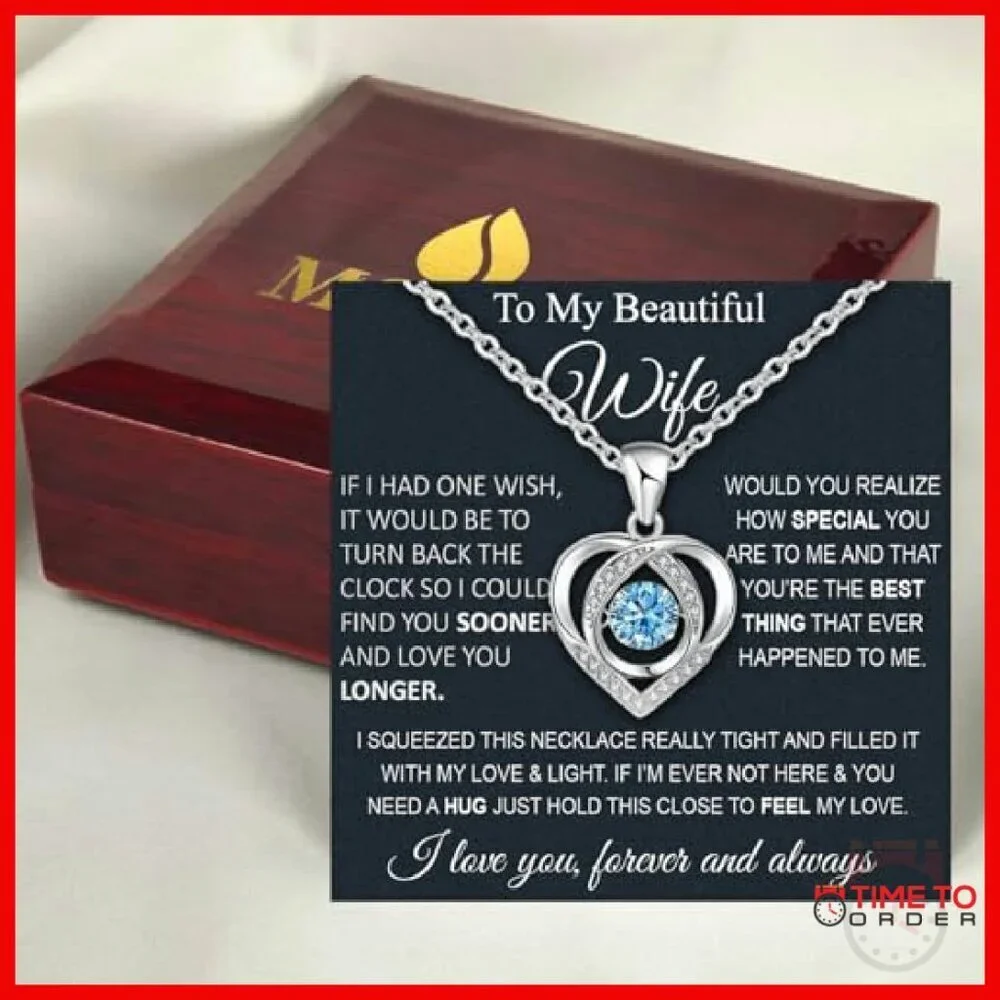 Sterling Silver Love Knot Pendant Necklace with CZ Stone 20